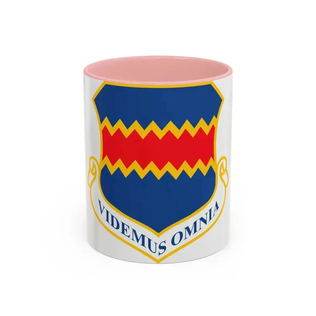 55th Wing (U.S. Air Force) Accent Coffee Mug 11oz Pink - Go Mug Yourself