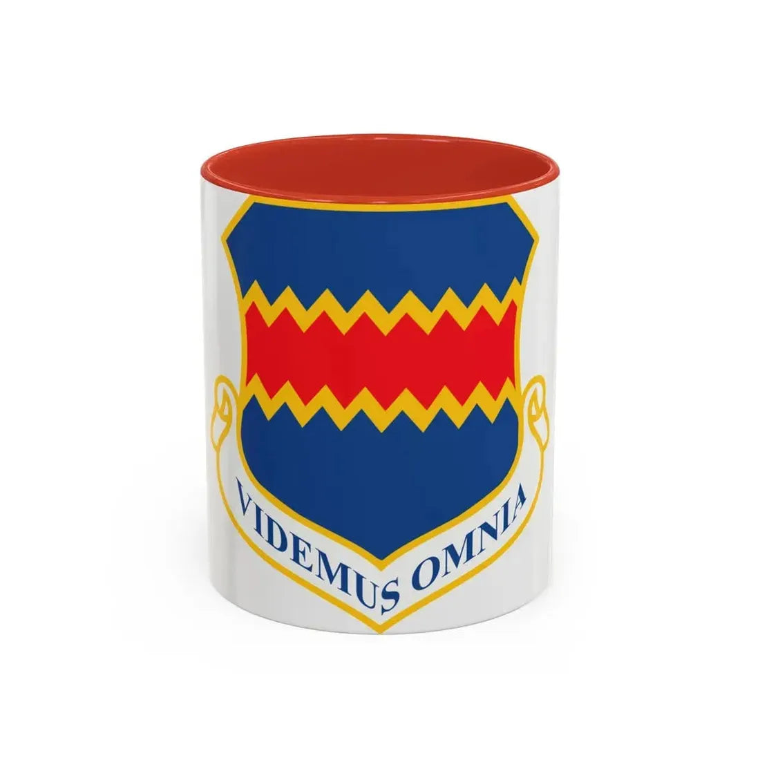 55th Wing (U.S. Air Force) Accent Coffee Mug 11oz Red - Go Mug Yourself