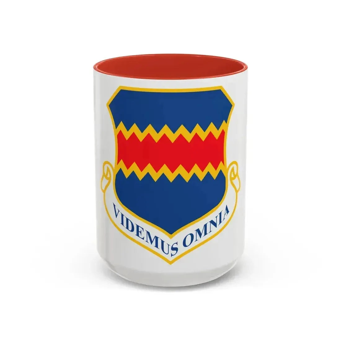 55th Wing (U.S. Air Force) Accent Coffee Mug 15oz Red - Go Mug Yourself