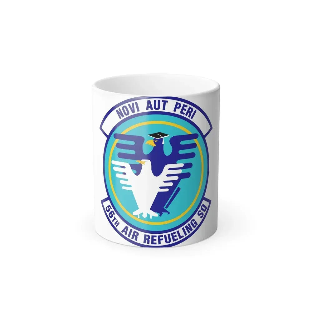 56 Air Refueling Sq AETC (U.S. Air Force) Color Changing Coffee Mug 11oz - Go Mug Yourself