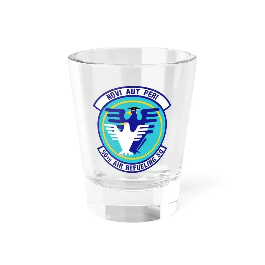 56 Air Refueling Sq AETC (U.S. Air Force) Shot Glass 1.5oz 1.5oz - Go Mug Yourself