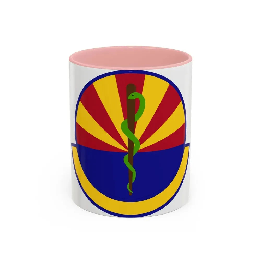 56 Healthcare Operations Squadron AETC (U.S. Air Force) Accent Coffee Mug 11oz Pink - Go Mug Yourself