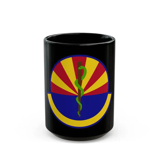 56 Healthcare Operations Squadron AETC (U.S. Air Force) Black Coffee Mug 15oz - Go Mug Yourself