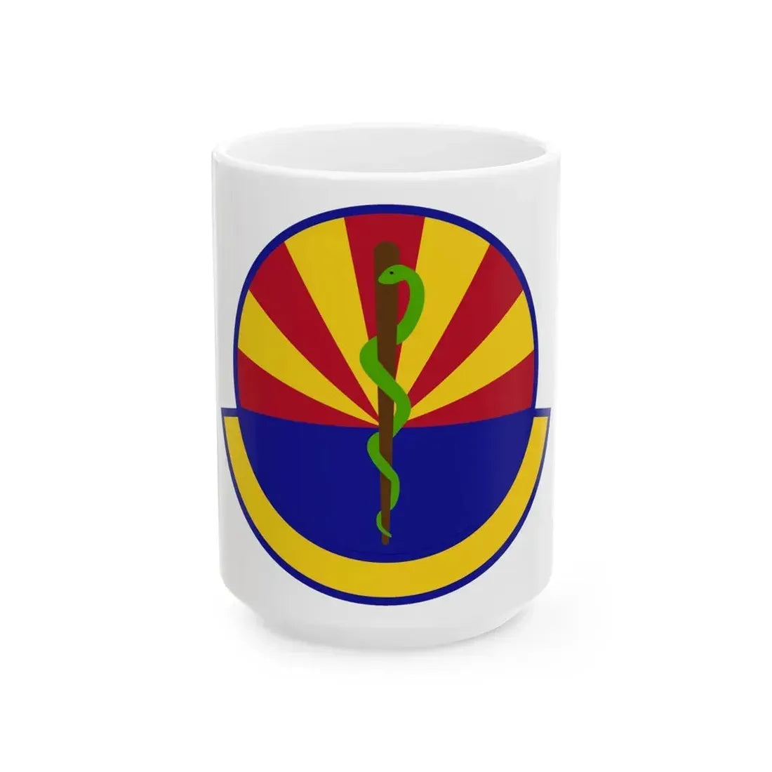 56 Healthcare Operations Squadron AETC (U.S. Air Force) White Coffee Mug 15oz - Go Mug Yourself