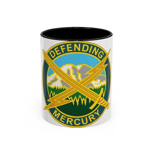 56 Information Operations Group (U.S. Army) Accent Coffee Mug 11oz Black - Go Mug Yourself