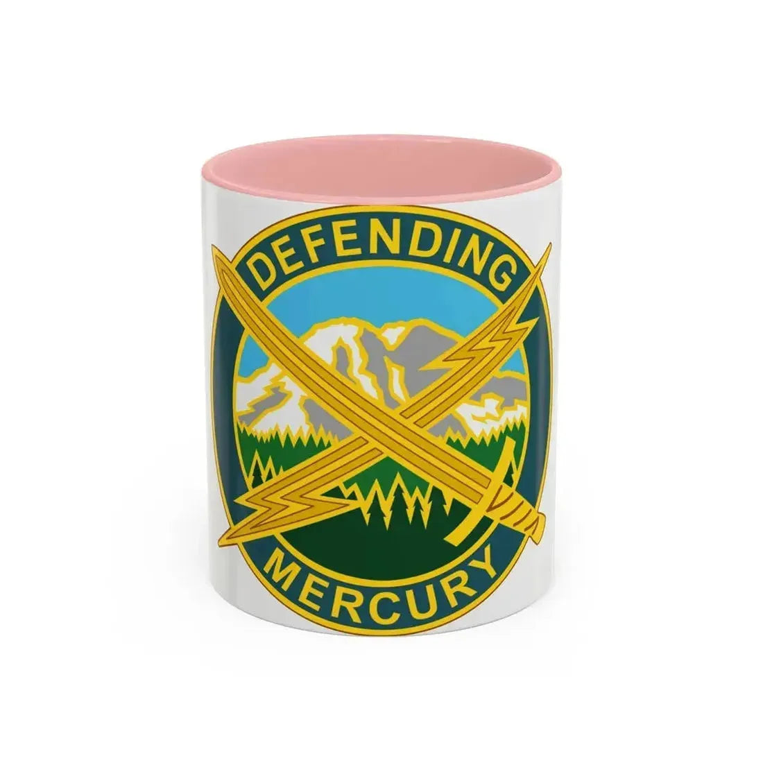 56 Information Operations Group (U.S. Army) Accent Coffee Mug 11oz Pink - Go Mug Yourself