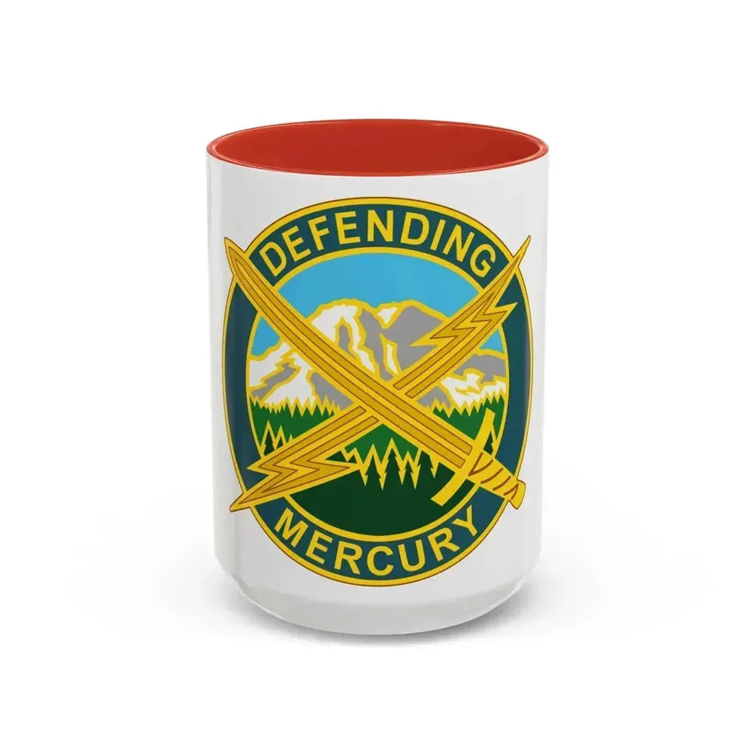 56 Information Operations Group (U.S. Army) Accent Coffee Mug 15oz Red - Go Mug Yourself