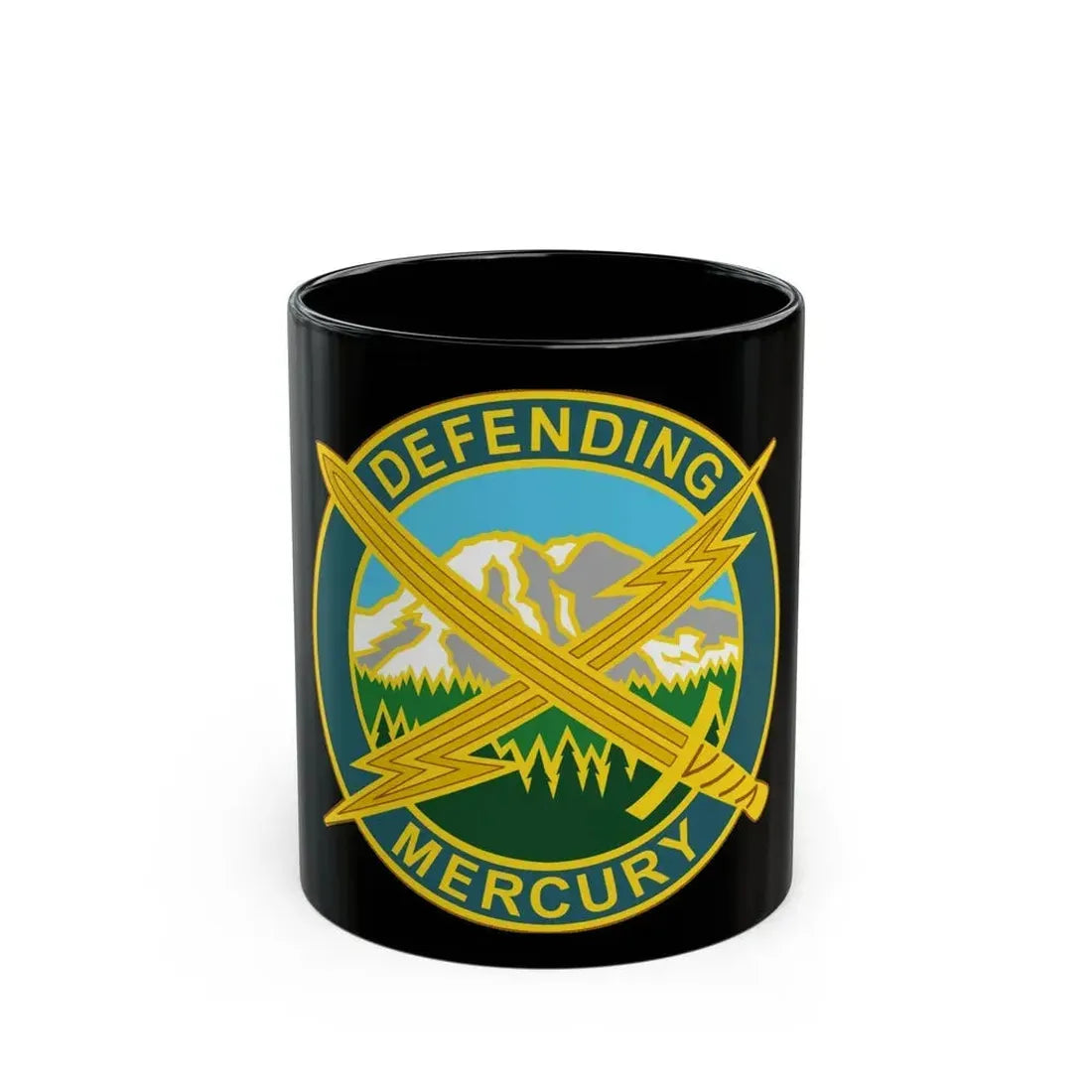 56 Information Operations Group (U.S. Army) Black Coffee Mug 11oz - Go Mug Yourself