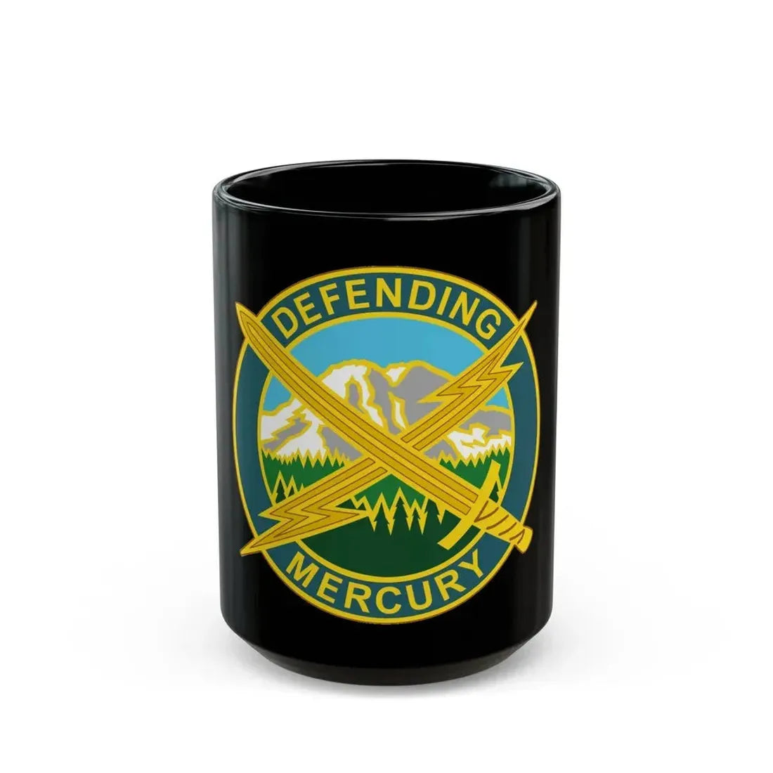 56 Information Operations Group (U.S. Army) Black Coffee Mug 15oz - Go Mug Yourself