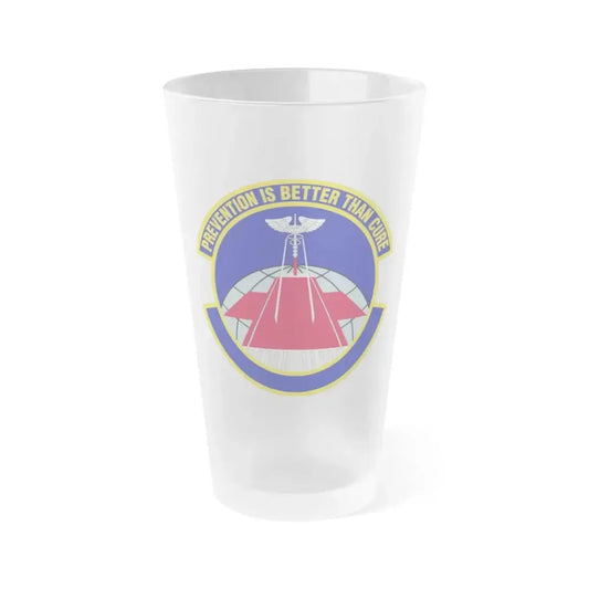 56 Operational Medical Readiness Squadron AETC (U.S. Air Force) Frosted Pint Glass 16oz 16oz Frosted - Go Mug Yourself