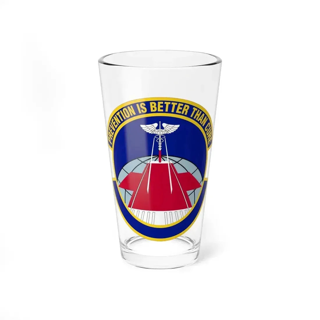 56 Operational Medical Readiness Squadron AETC (U.S. Air Force) Pint Glass 16oz 16oz - Go Mug Yourself