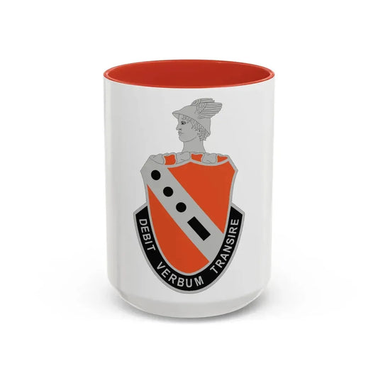 56 Signal Battalion (U.S. Army) Accent Coffee Mug 15oz Red - Go Mug Yourself