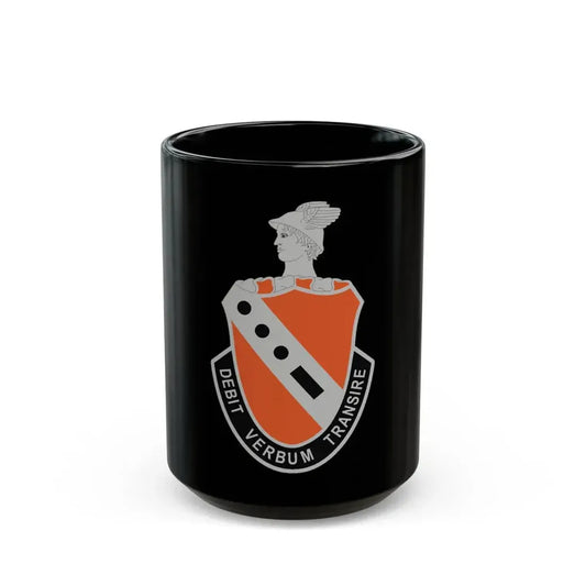 56 Signal Battalion (U.S. Army) Black Coffee Mug 15oz - Go Mug Yourself