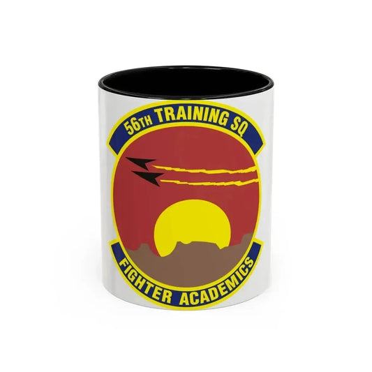 56 Training Squadron AETC (U.S. Air Force) Accent Coffee Mug 11oz Black - Go Mug Yourself
