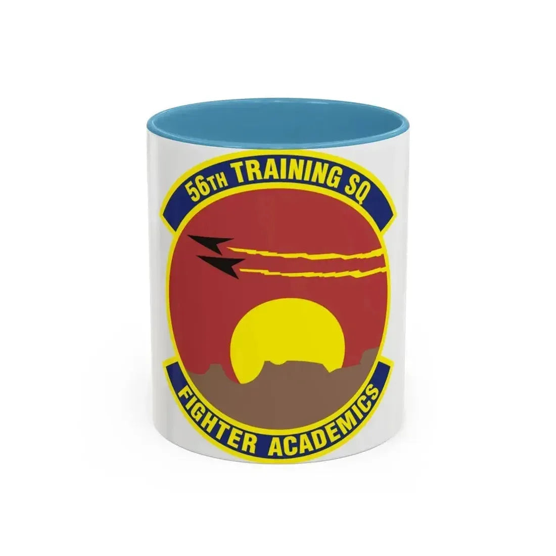56 Training Squadron AETC (U.S. Air Force) Accent Coffee Mug 11oz Light Blue - Go Mug Yourself