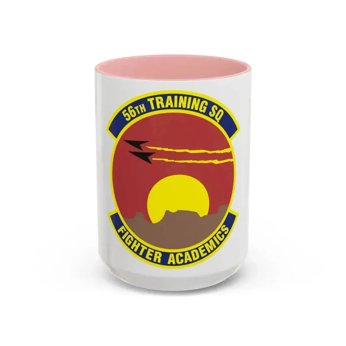 56 Training Squadron AETC (U.S. Air Force) Accent Coffee Mug 15oz Pink - Go Mug Yourself