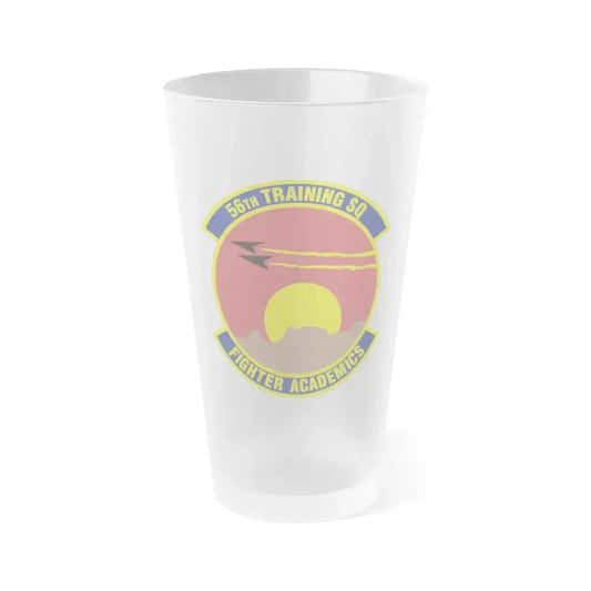 56 Training Squadron AETC (U.S. Air Force) Frosted Pint Glass 16oz 16oz Frosted - Go Mug Yourself