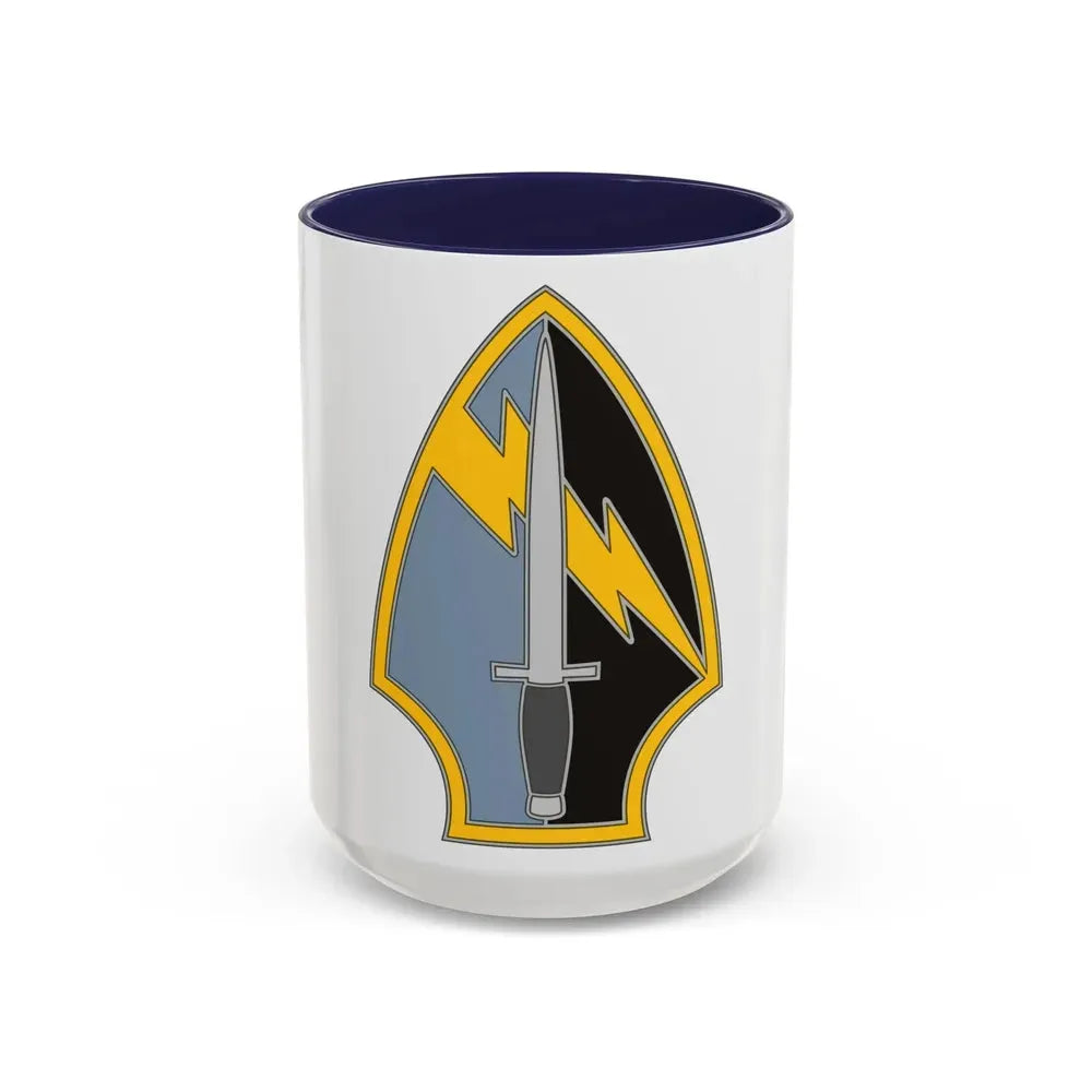560 Battlefield Surveillance Brigade 2 (U.S. Army) Accent Coffee Mug 15oz Navy - Go Mug Yourself