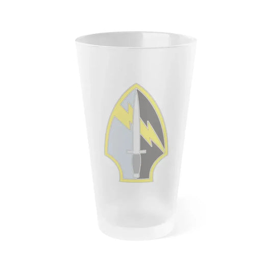 560 Battlefield Surveillance Brigade 2 (U.S. Army) Frosted Pint Glass 16oz Default Title - Go Mug Yourself