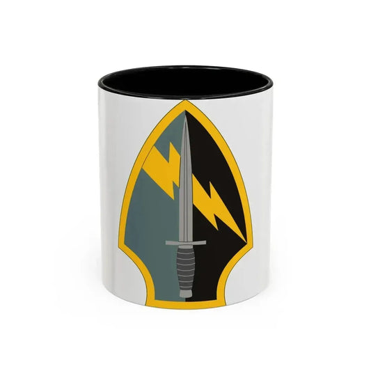 560 Battlefield Surveillance Brigade (U.S. Army) Accent Coffee Mug 11oz Black - Go Mug Yourself