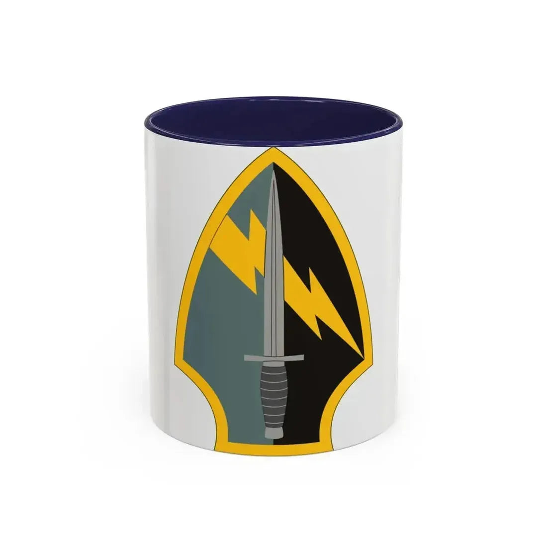 560 Battlefield Surveillance Brigade (U.S. Army) Accent Coffee Mug 11oz Navy - Go Mug Yourself