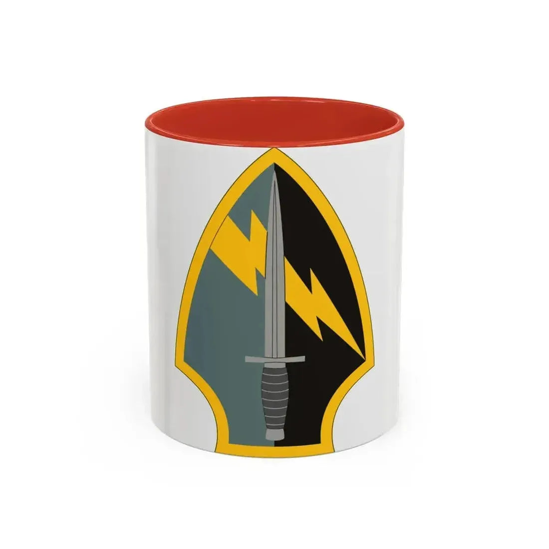 560 Battlefield Surveillance Brigade (U.S. Army) Accent Coffee Mug 11oz Red - Go Mug Yourself