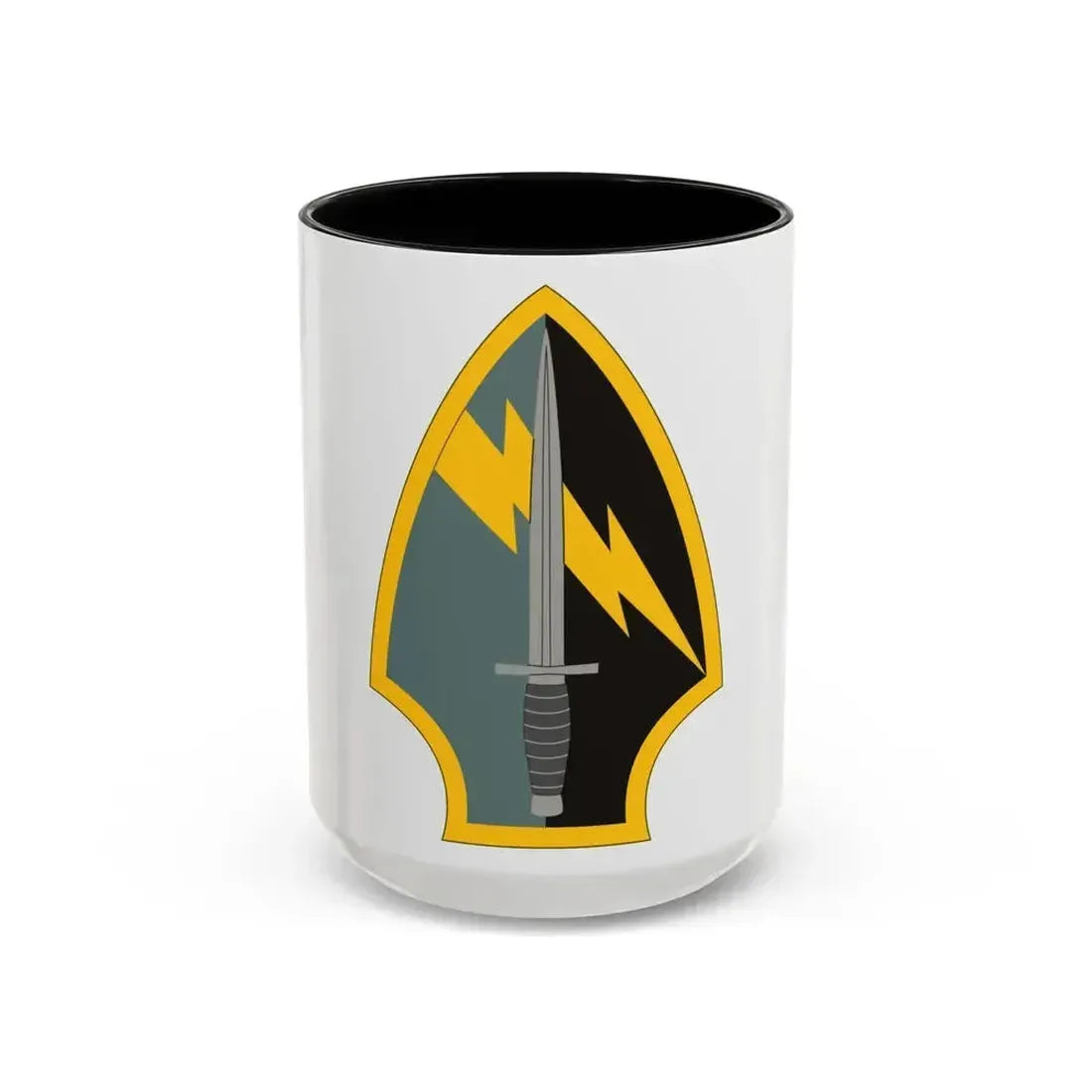 560 Battlefield Surveillance Brigade (U.S. Army) Accent Coffee Mug 15oz Black - Go Mug Yourself