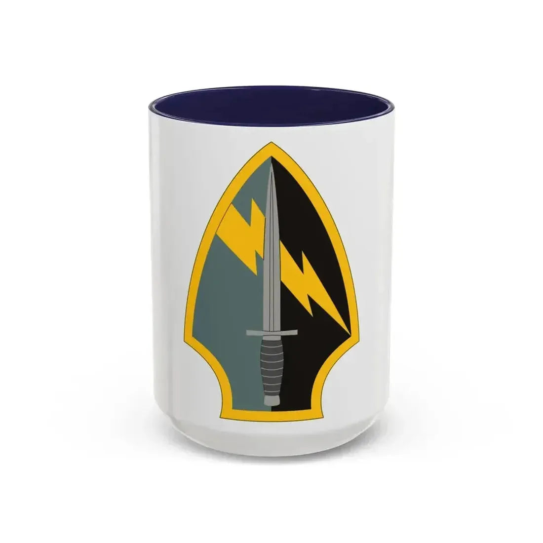 560 Battlefield Surveillance Brigade (U.S. Army) Accent Coffee Mug 15oz Navy - Go Mug Yourself