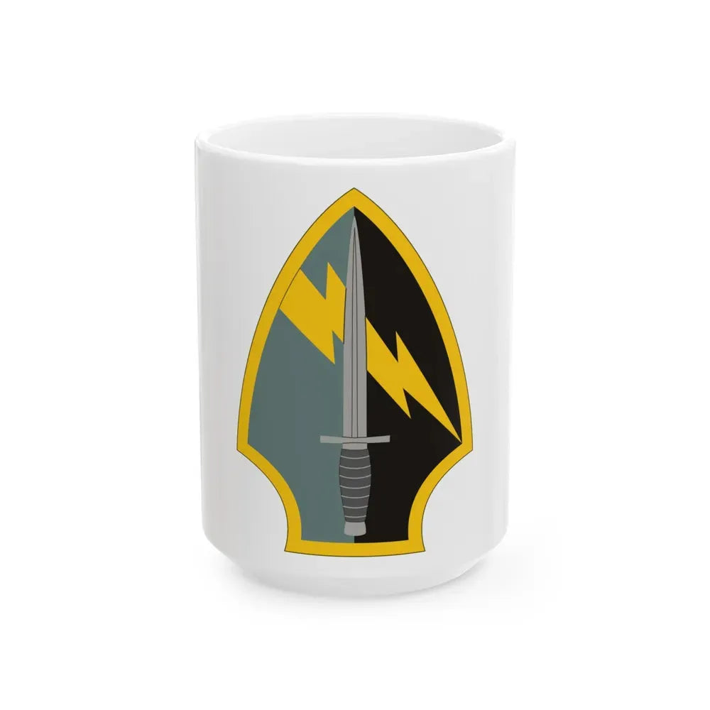 560 Battlefield Surveillance Brigade (U.S. Army) White Coffee Mug 15oz - Go Mug Yourself
