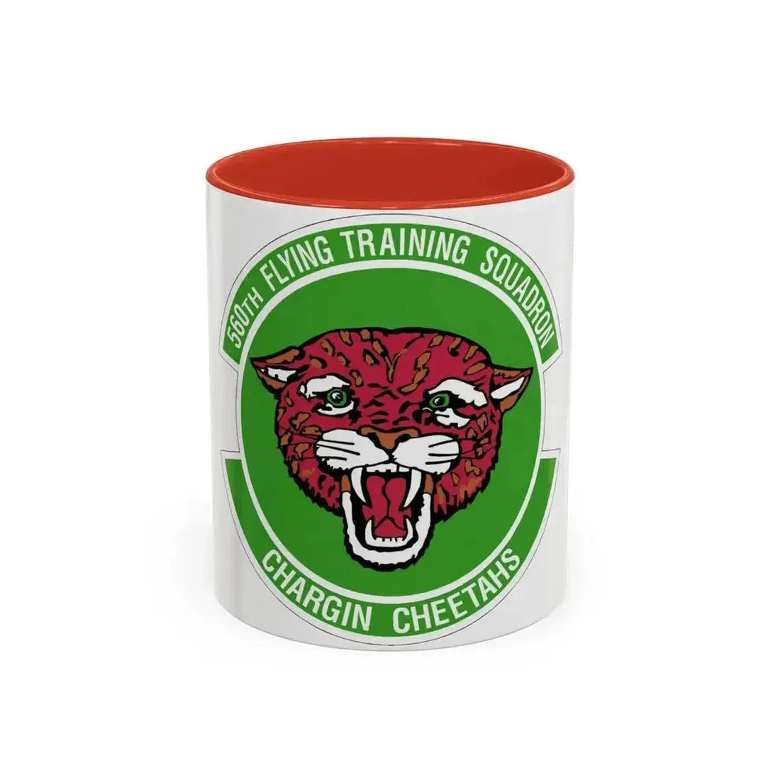 560 Flying Training Squadron AETC (U.S. Air Force) Accent Coffee Mug 11oz Red - Go Mug Yourself