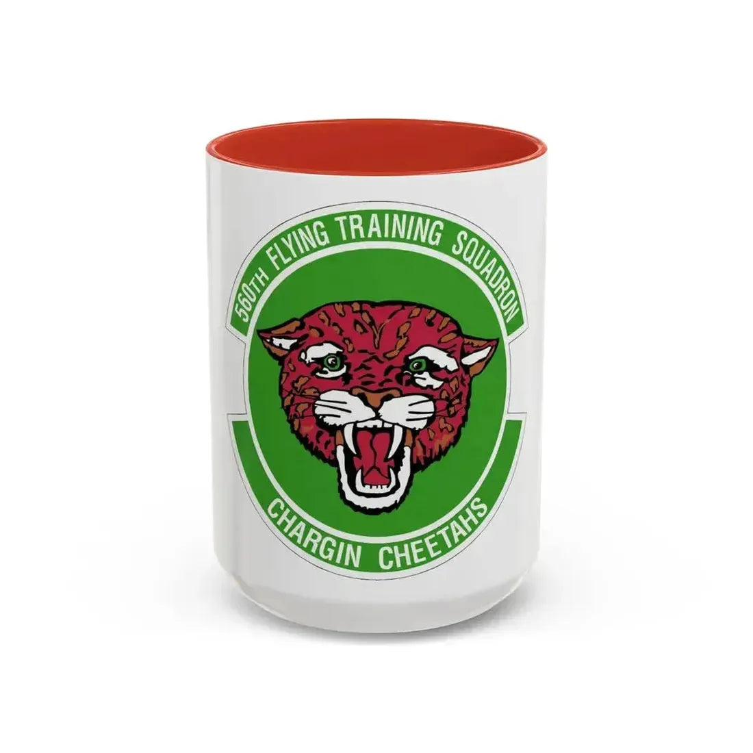 560 Flying Training Squadron AETC (U.S. Air Force) Accent Coffee Mug 15oz Red - Go Mug Yourself