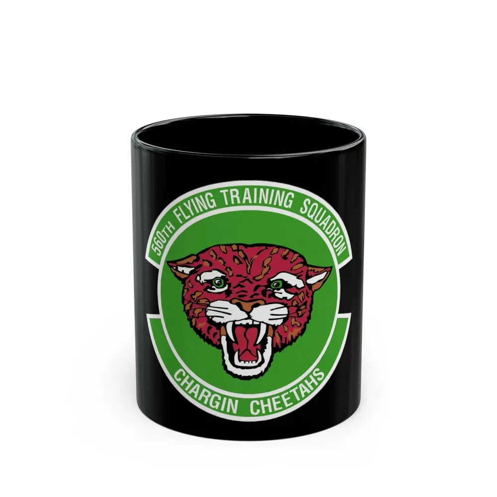560 Flying Training Squadron AETC (U.S. Air Force) Black Coffee Mug 11oz - Go Mug Yourself