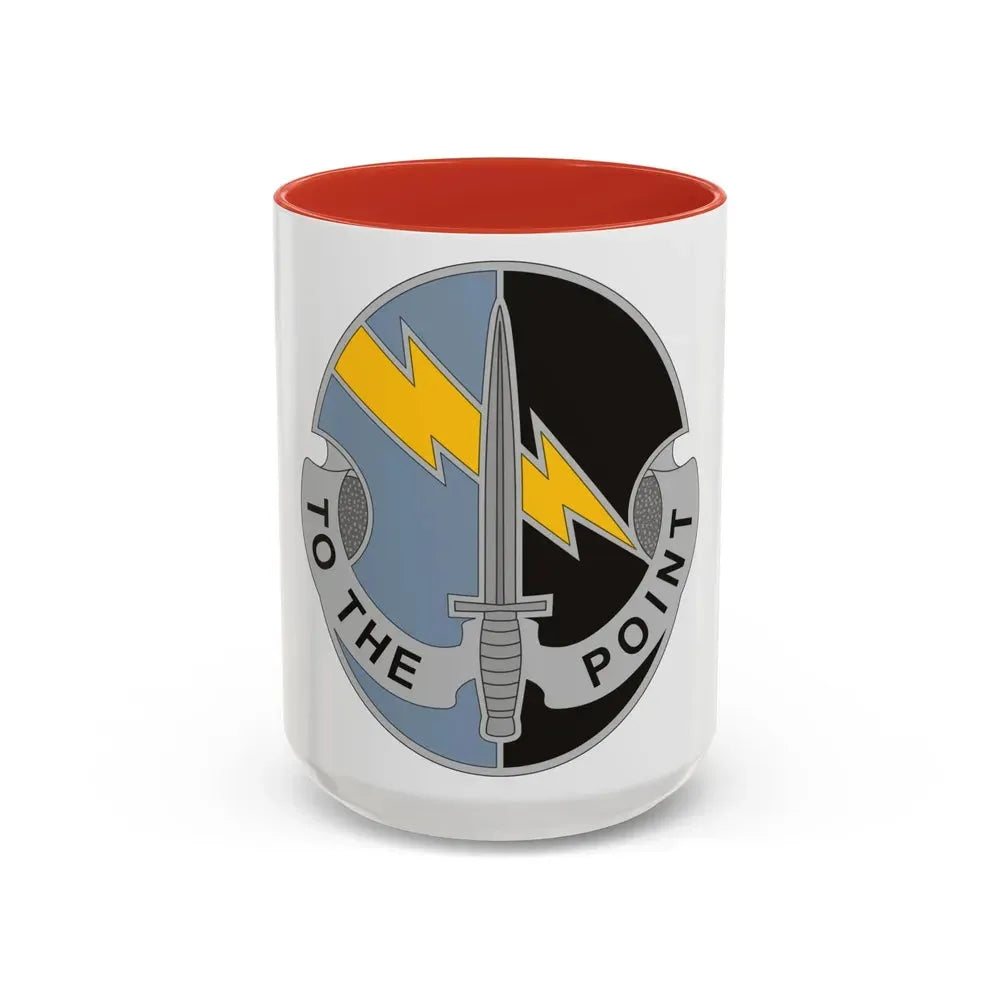 560th Battlefield Surveillance Brigade 2 (U.S. Army) Accent Coffee Mug 15oz Red - Go Mug Yourself