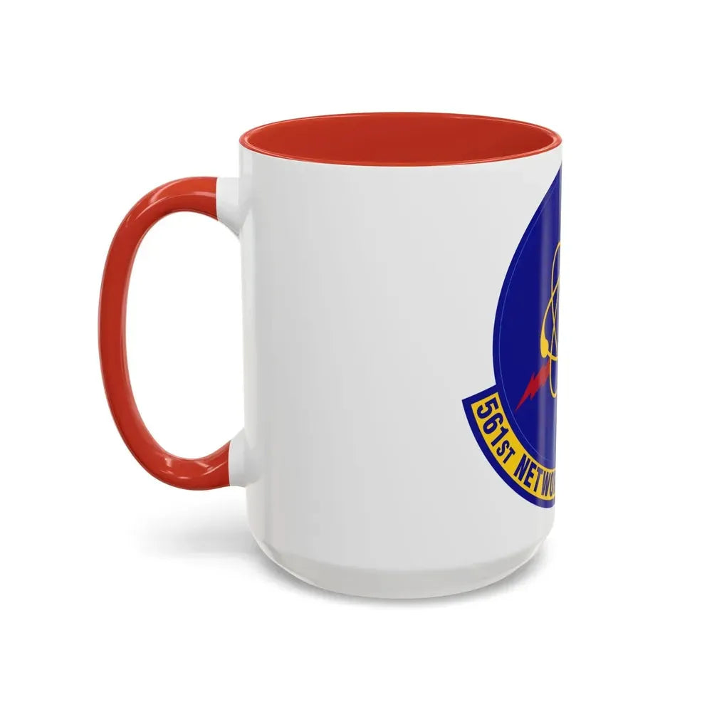 561 Network Operations Squadron ACC (U.S. Air Force) Accent Coffee Mug - Go Mug Yourself