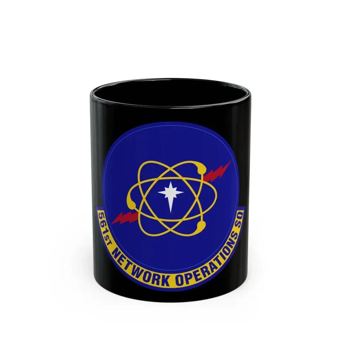 561 Network Operations Squadron ACC (U.S. Air Force) Black Coffee Mug 11oz - Go Mug Yourself