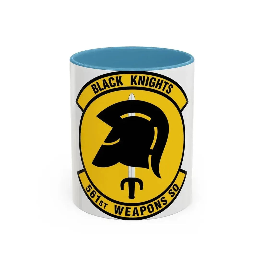561 Weapons Squadron ACC (U.S. Air Force) Accent Coffee Mug 11oz Light Blue - Go Mug Yourself