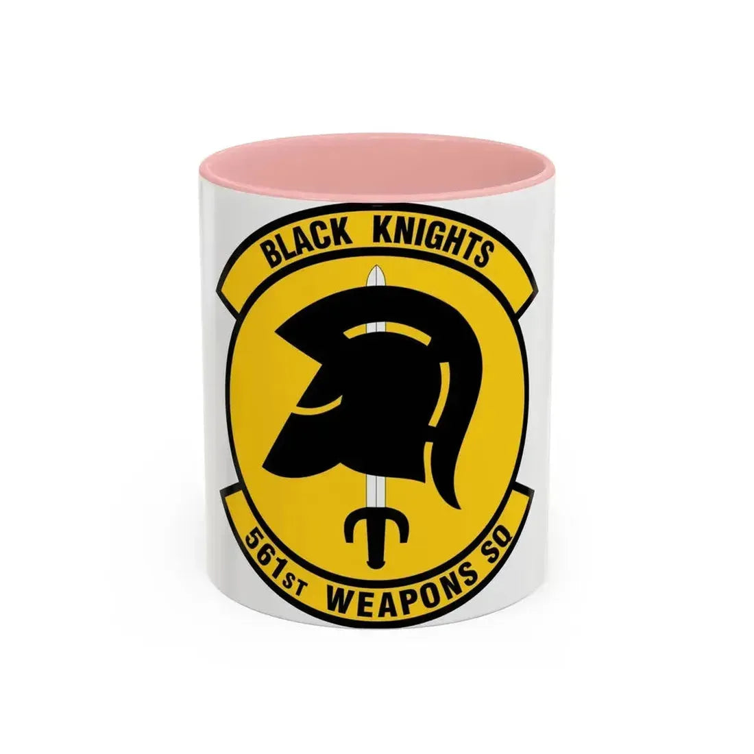 561 Weapons Squadron ACC (U.S. Air Force) Accent Coffee Mug 11oz Pink - Go Mug Yourself