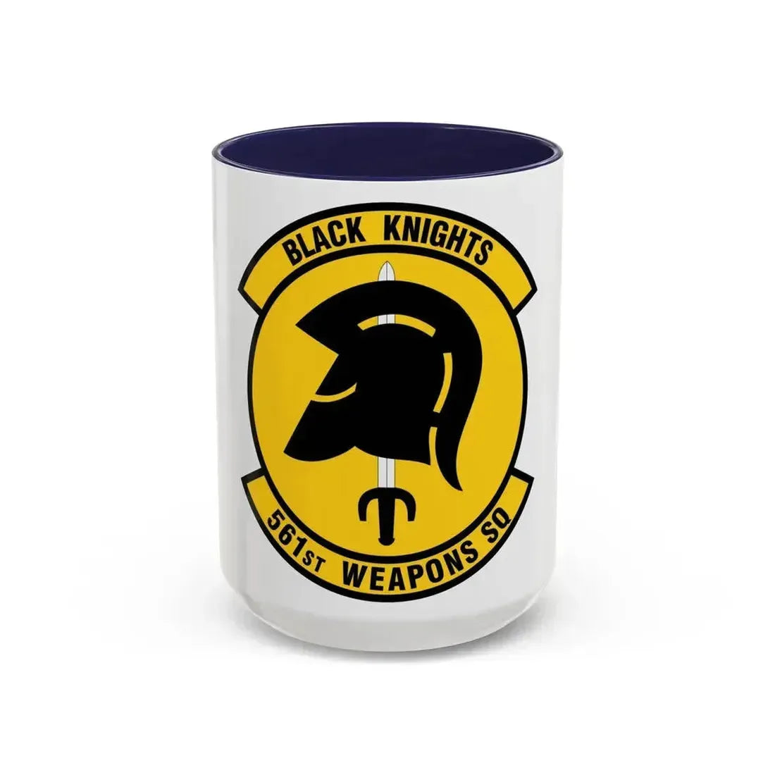 561 Weapons Squadron ACC (U.S. Air Force) Accent Coffee Mug 15oz Navy - Go Mug Yourself