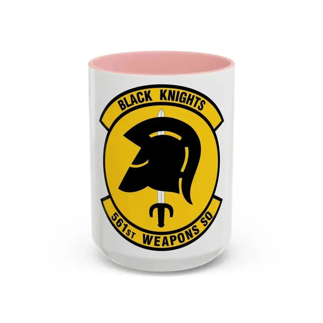 561 Weapons Squadron ACC (U.S. Air Force) Accent Coffee Mug 15oz Pink - Go Mug Yourself