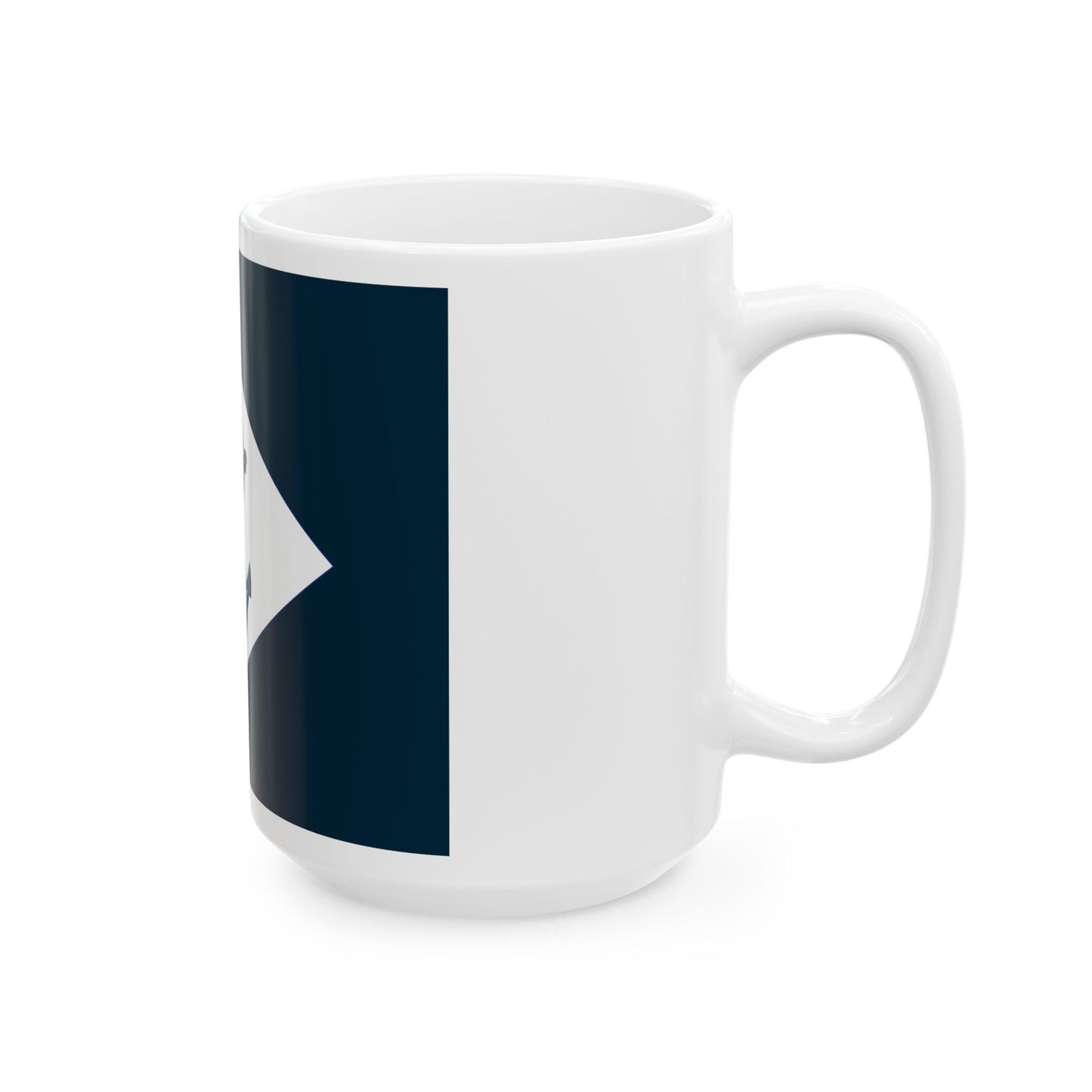 Infantry battalion flag of the United States Navy (United States) White Coffee Mug