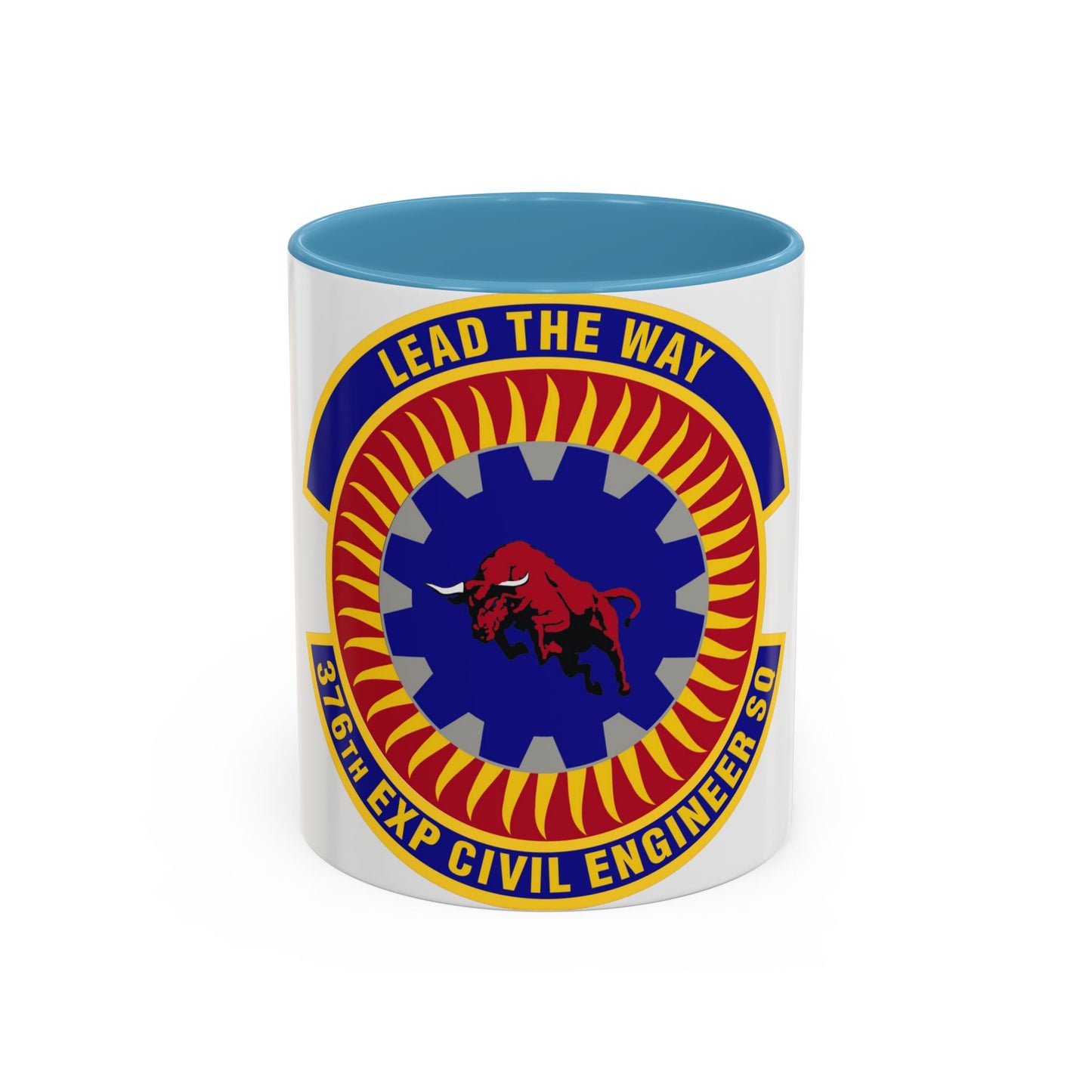 376th Expeditionary Civil Engineer Squadron (U.S. Air Force) Accent Coffee Mug