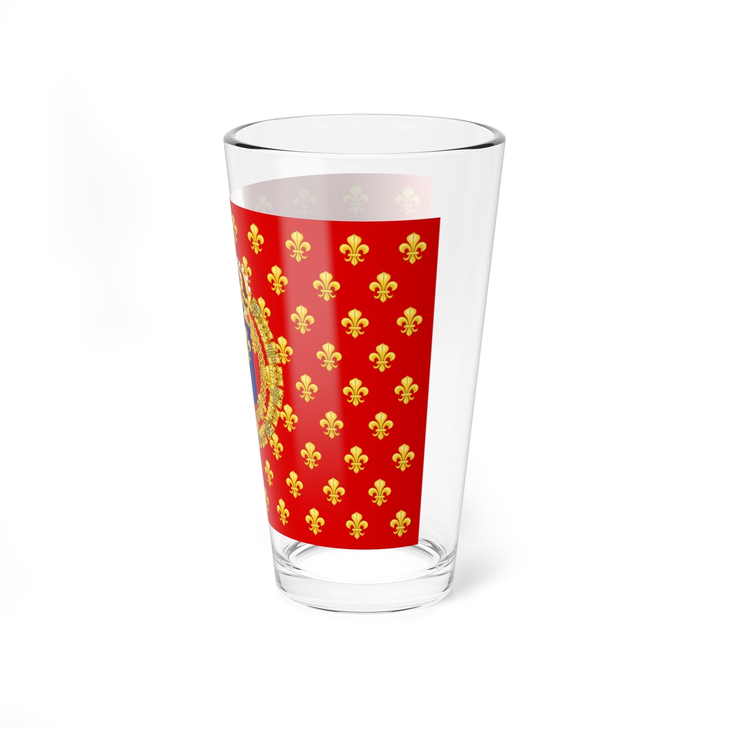 Naval Flag of the Kingdom of France Galley Ensign (France) Pint Glass 16oz