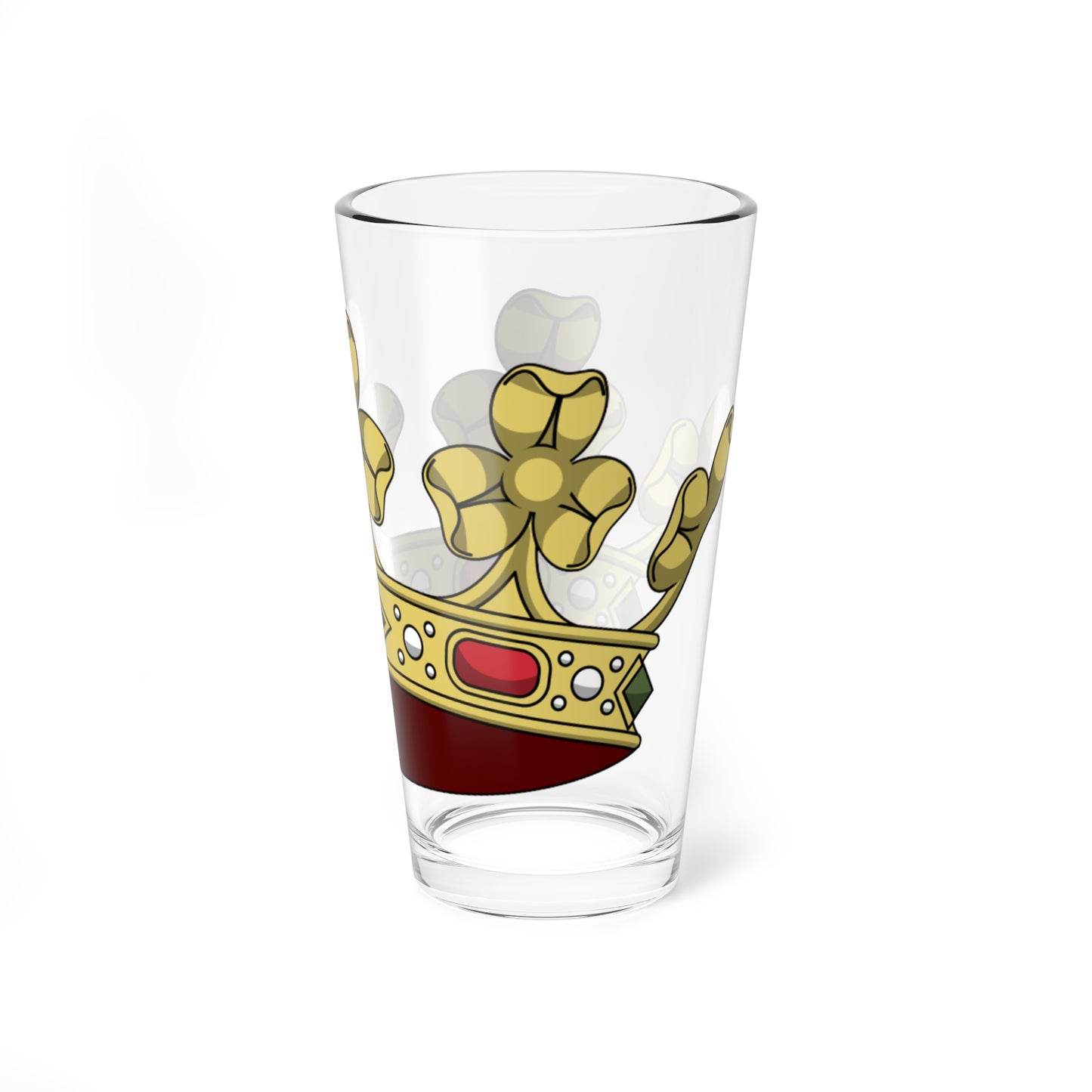 Crown of italian duke corona normale (Italy) (Coat of Arms) Pint Glass 16oz