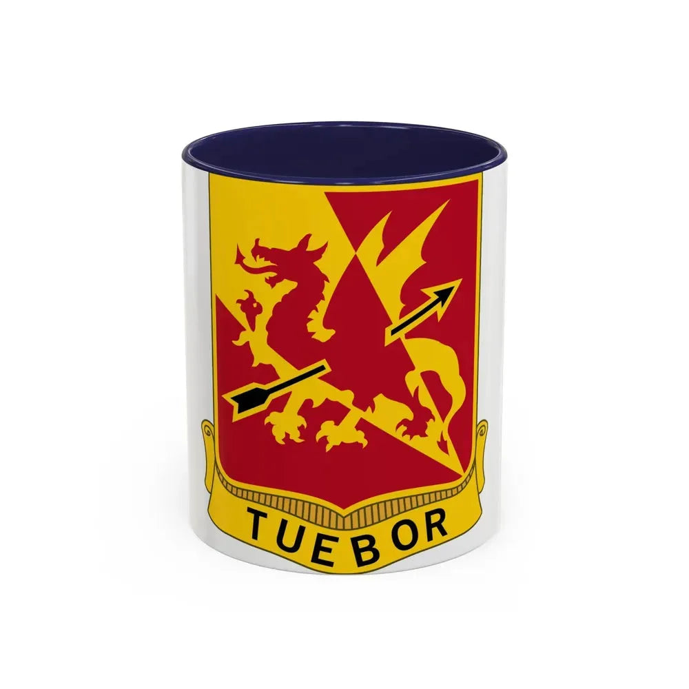 562nd Air Defense Artillery Regiment (U.S. Army) Accent Coffee Mug 11oz Navy - Go Mug Yourself