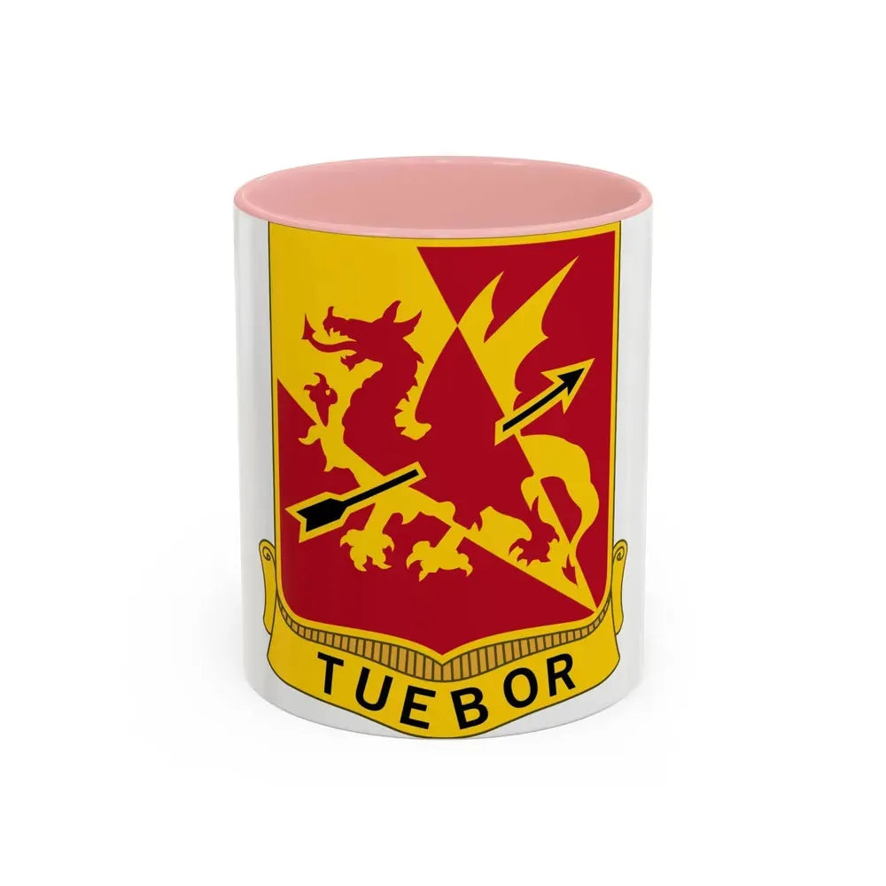 562nd Air Defense Artillery Regiment (U.S. Army) Accent Coffee Mug 11oz Pink - Go Mug Yourself