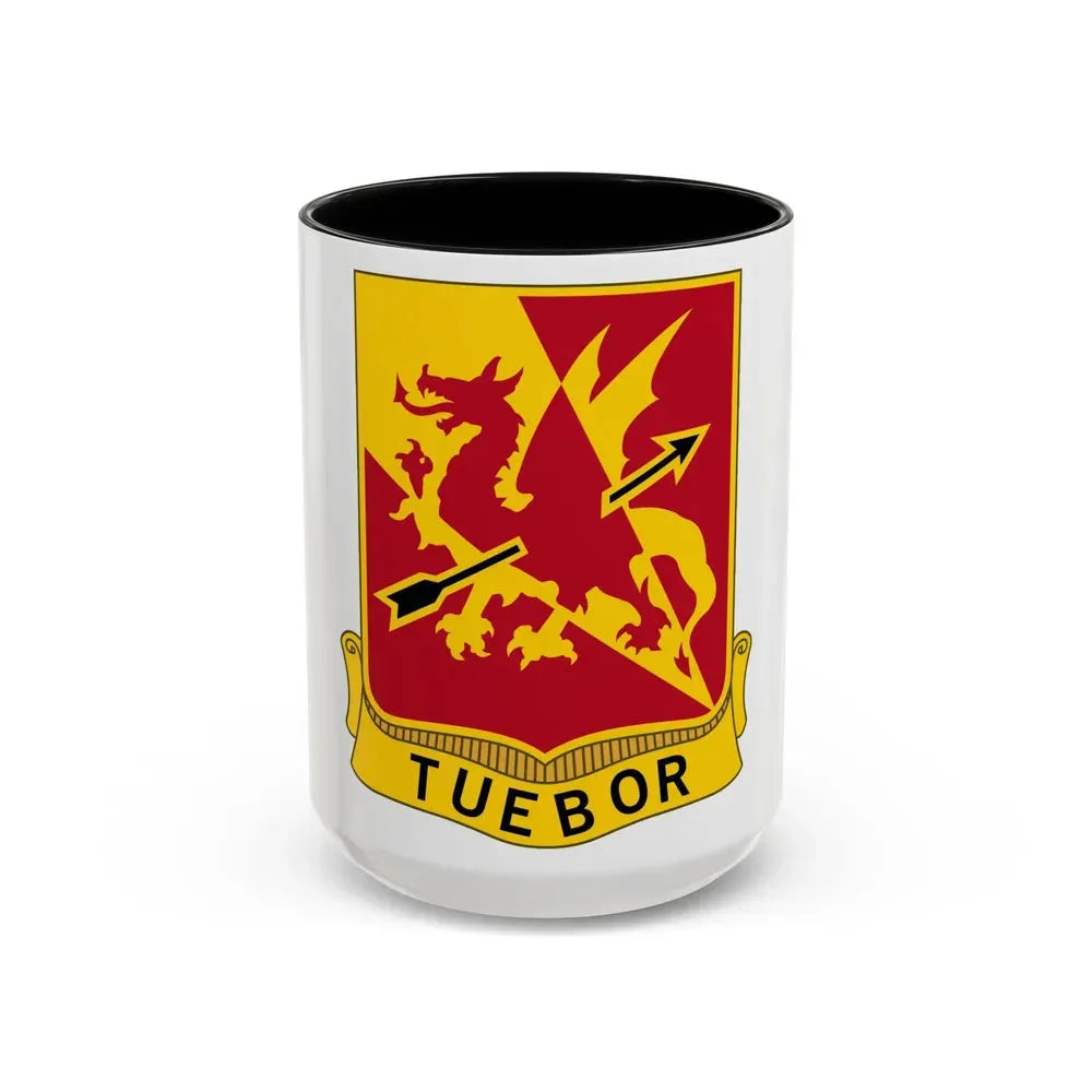 562nd Air Defense Artillery Regiment (U.S. Army) Accent Coffee Mug 15oz Black - Go Mug Yourself