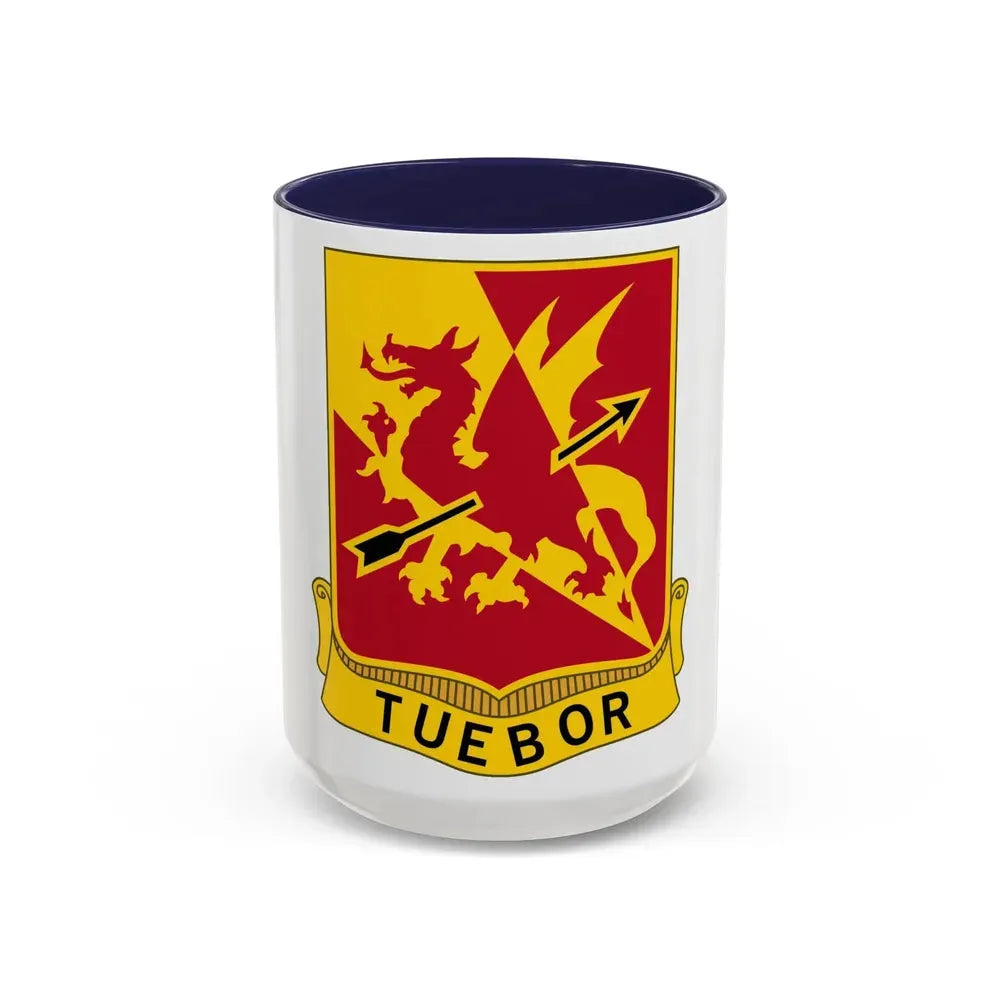 562nd Air Defense Artillery Regiment (U.S. Army) Accent Coffee Mug 15oz Navy - Go Mug Yourself