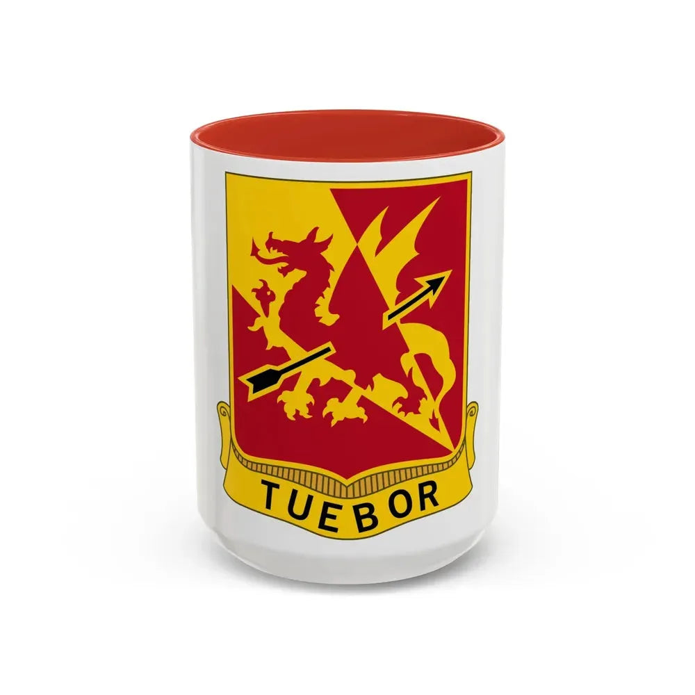 562nd Air Defense Artillery Regiment (U.S. Army) Accent Coffee Mug 15oz Red - Go Mug Yourself