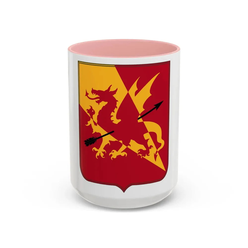 562nd Air Defense Artillery Regiment v2 (U.S. Army) Accent Coffee Mug 15oz Pink - Go Mug Yourself