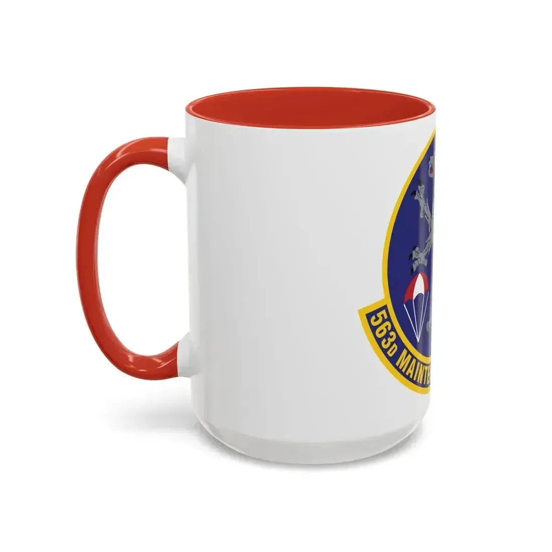 563d Maintenance Squadron (U.S. Air Force) Accent Coffee Mug - Go Mug Yourself